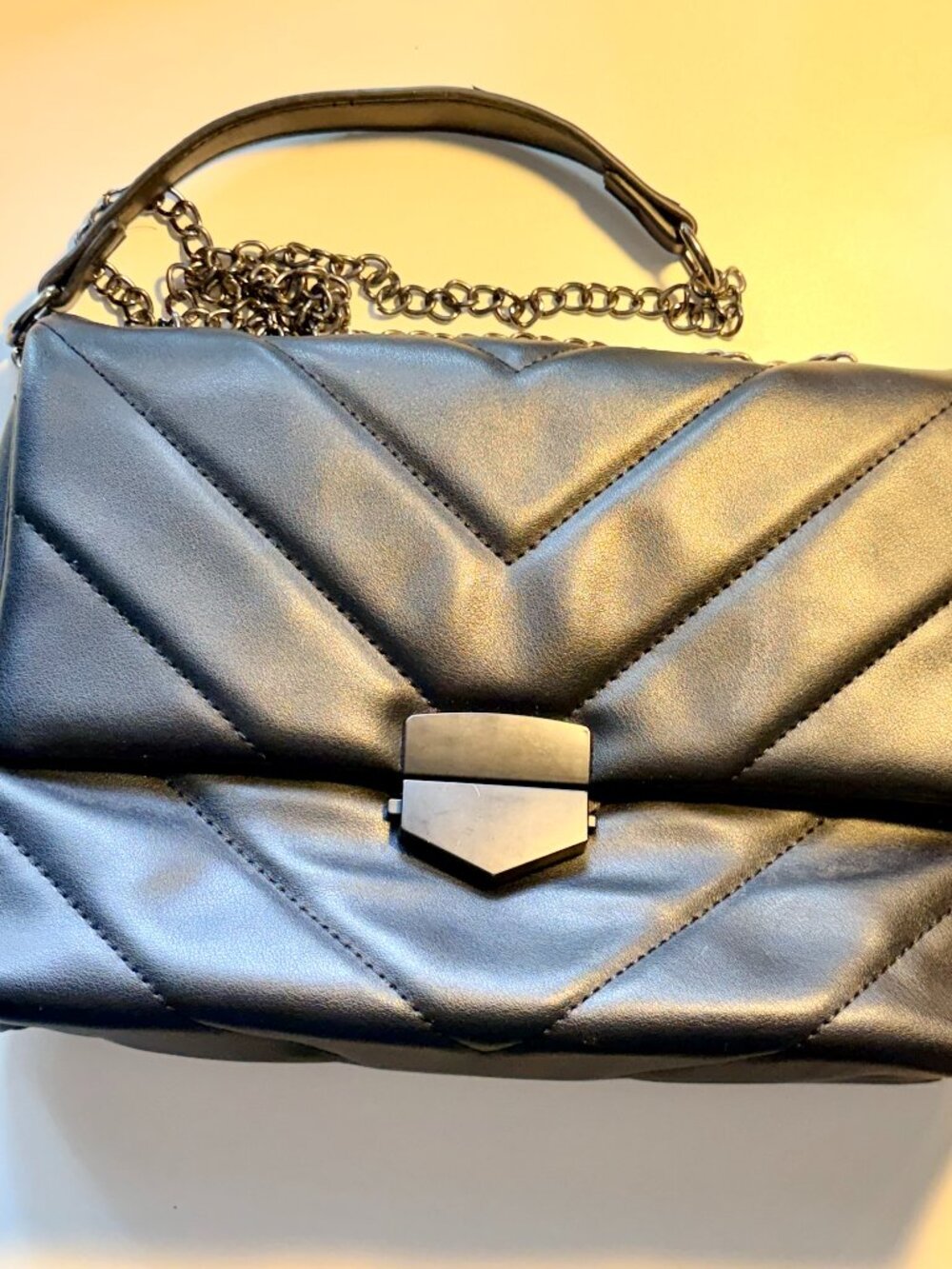 Black Purse on Chain